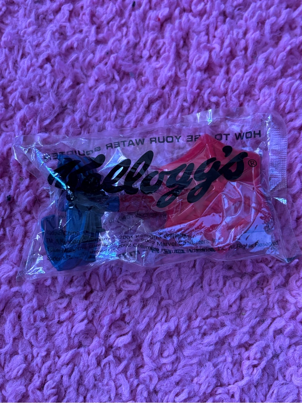 Kellogg's Cereal 2002 Marvel Comics Spider-Man 4" Web Shooter Squirter new